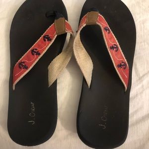 J. Crew flip flops- women’s 7.5